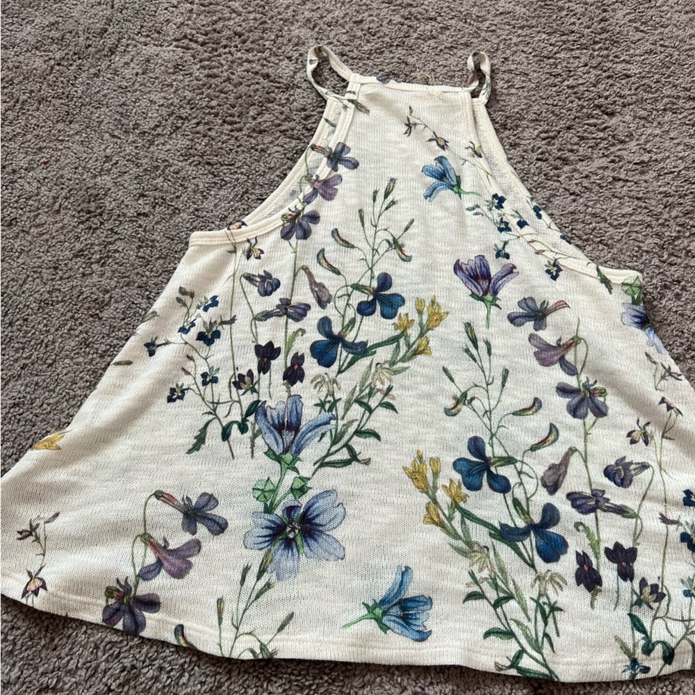Floral tank top.